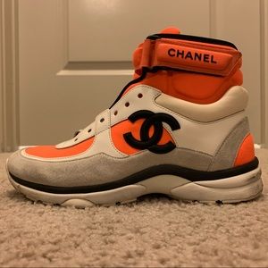 Womens CHANEL hightop sneakers